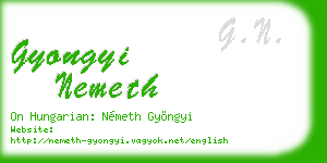 gyongyi nemeth business card